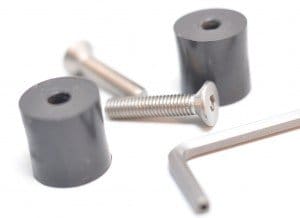 Security devices for tamper proof interchangeable letters