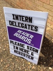 Changing the message couldnt be easier using interchangeable letters based on American cinema letters