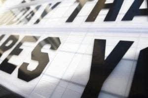 plastic sliding letters used in signage industry