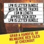 letterboard Sign kits with letters | 2 set of LPM 15 with 15 Metres of tracking. Our pre-packed bundles make buying letters and tracks even simpler