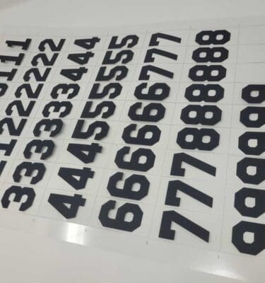 LPM 33 LIGHTWEIGHT CLEAR NUMBERS ONLY